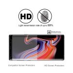 Wholesale Galaxy Note 8 Full Adhesive Glue Full Edge Tempered Glass Screen Protector - Case Friendly (Glass Black)
